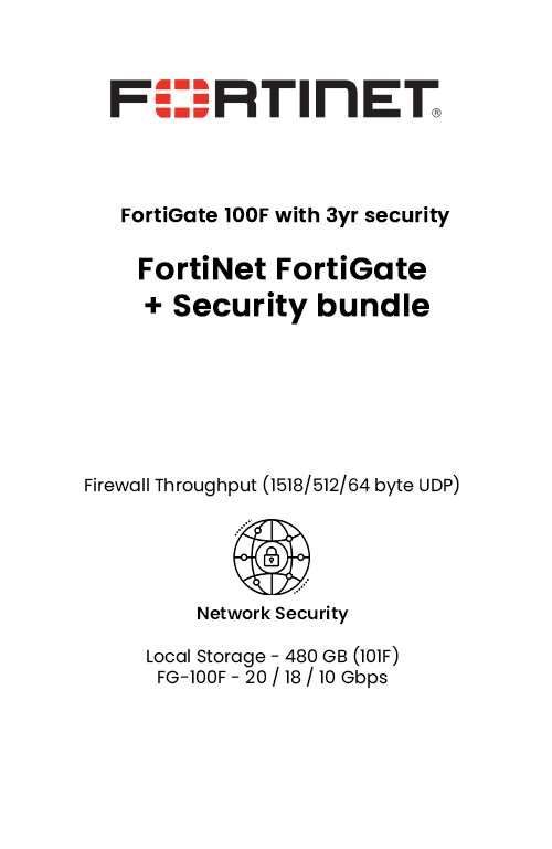 FortiGate 100F with 3yr security