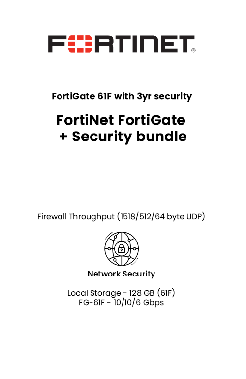 FortiGate 61F with 3yr security