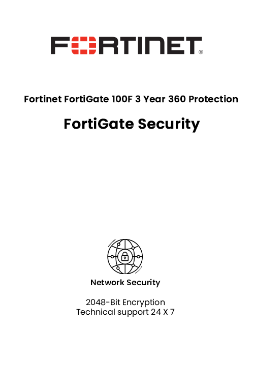 Fortinet FortiGate 100F 3 Year 360 Protection