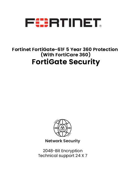 Fortinet FortiGate-61F 5 Year 360 Protection (With FortiCare 360)